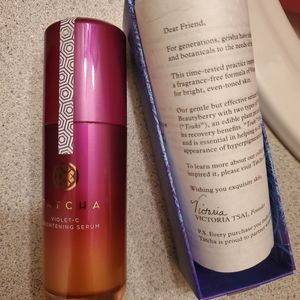 NWT TATCHA Violet C Full Size Brightening Serum Vitamin C AHA Exfoliate